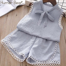 Load image into Gallery viewer, Baby Girl Clothes Chiffon bowknot coat+Pants 1-4Y