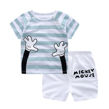 Load image into Gallery viewer, Cartoon toddler girls clothing sets top+pant 2Pcs/sets and casual boys clothes sport suits outfit