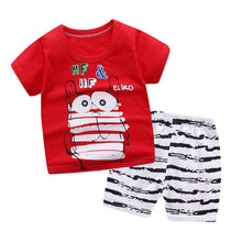 Load image into Gallery viewer, Cartoon toddler girls clothing sets top+pant 2Pcs/sets and casual boys clothes sport suits outfit