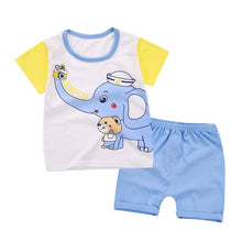 Load image into Gallery viewer, Cartoon toddler girls clothing sets top+pant 2Pcs/sets and casual boys clothes sport suits outfit