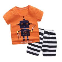 Load image into Gallery viewer, Cartoon toddler girls clothing sets top+pant 2Pcs/sets and casual boys clothes sport suits outfit