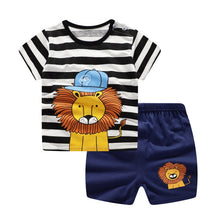 Load image into Gallery viewer, Cartoon toddler girls clothing sets top+pant 2Pcs/sets and casual boys clothes sport suits outfit