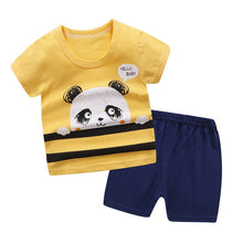 Load image into Gallery viewer, Cartoon toddler girls clothing sets top+pant 2Pcs/sets and casual boys clothes sport suits outfit