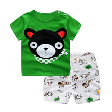 Load image into Gallery viewer, Cartoon toddler girls clothing sets top+pant 2Pcs/sets and casual boys clothes sport suits outfit