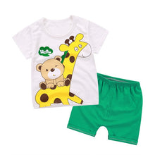 Load image into Gallery viewer, Cartoon toddler girls clothing sets top+pant 2Pcs/sets and casual boys clothes sport suits outfit