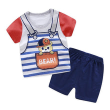 Load image into Gallery viewer, Cartoon toddler girls clothing sets top+pant 2Pcs/sets and casual boys clothes sport suits outfit