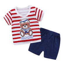 Load image into Gallery viewer, Cartoon toddler girls clothing sets top+pant 2Pcs/sets and casual boys clothes sport suits outfit