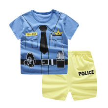 Load image into Gallery viewer, Cartoon toddler girls clothing sets top+pant 2Pcs/sets and casual boys clothes sport suits outfit