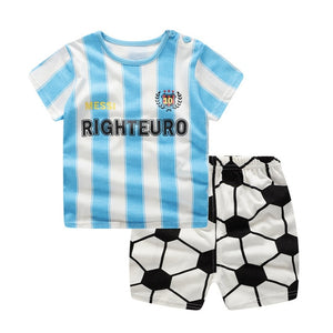 Cartoon toddler girls clothing sets top+pant 2Pcs/sets and casual boys clothes sport suits outfit