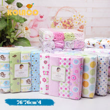 Load image into Gallery viewer, 4 pcs Newborn Baby Bed Sheets Bedding