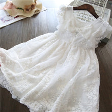 Load image into Gallery viewer, Girls Summer Lace And Ball Design Party Dress