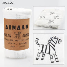 Load image into Gallery viewer, Swaddle Cotton Baby Blankets