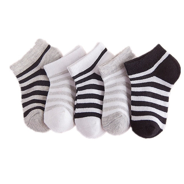 5Pair Naval Strip Children Socks