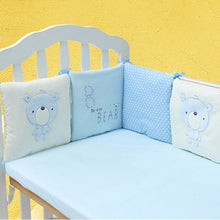 Load image into Gallery viewer, 6Pcs Baby Bed Bumper Protector Baby Bedding Set