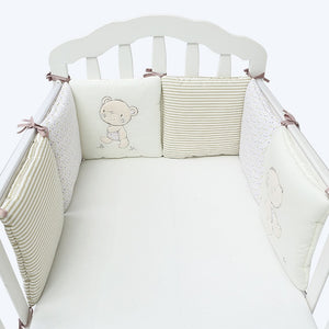 6Pcs Baby Bed Bumper Protector Baby Bedding Set