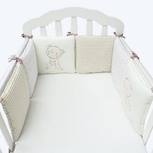 Load image into Gallery viewer, 6Pcs Baby Bed Bumper Protector