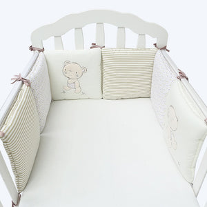6Pcs Baby Bed Bumper Protector