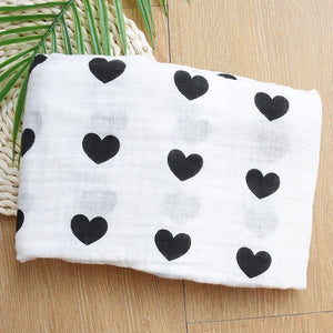 100% Muslin Cotton Baby Swaddle Blanket Multi-use
