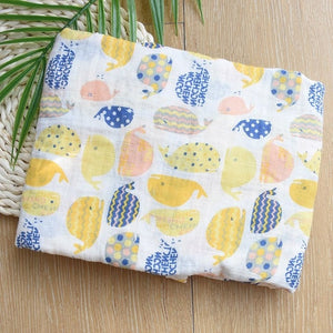 100% Muslin Cotton Baby Swaddle Blanket Multi-use