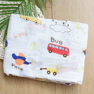 100% Muslin Cotton Baby Swaddle Blanket Multi-use