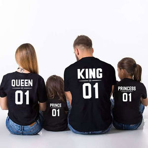 Family matching shirts (King Queen prince princess)