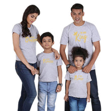 Load image into Gallery viewer, family matching crown t-shirt clothing