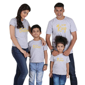 family matching crown t-shirt clothing