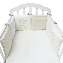 Load image into Gallery viewer, 6Pcs Baby Bed Bumper Protector Baby Bedding Set
