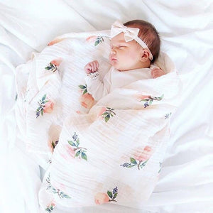 Bamboo Cotton Swaddle Baby Blanket