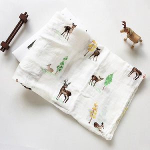 Bamboo Cotton Swaddle Baby Blanket