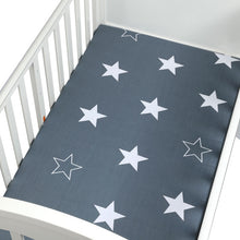 Load image into Gallery viewer, 100% Cotton Fitted Sheet For Baby Crib Mattress Cover Protector