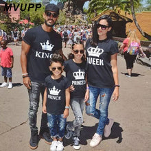 Load image into Gallery viewer, family matching crown t-shirt clothing