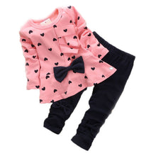 Load image into Gallery viewer, 2PCS  Girls Baby Cotton Cartoon Long Sleeve Set