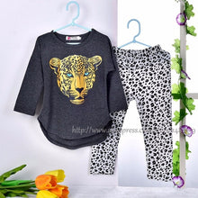 Load image into Gallery viewer, Toddler Girls Autumn Winter T-shirt+Pants