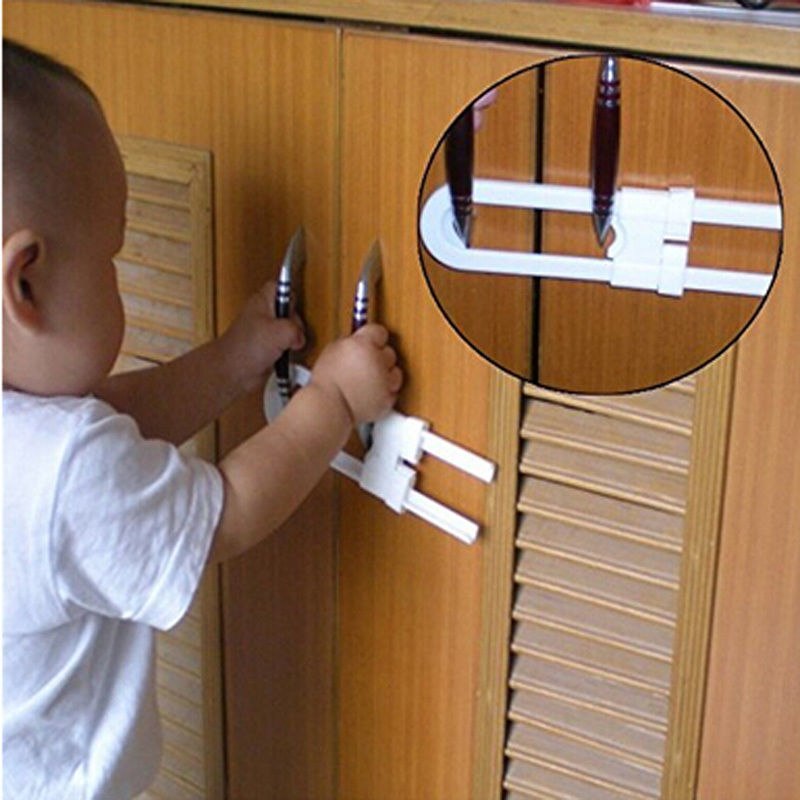 Cabinet/Cupboard Door Safety Lock