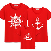 Load image into Gallery viewer, Family matching T-shirt Outfits Print Anchor