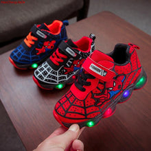 Load image into Gallery viewer, Spider Man Light-up sneakers