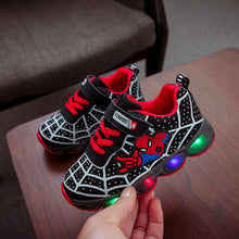 Load image into Gallery viewer, Spider Man Light-up sneakers