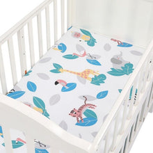 Load image into Gallery viewer, 100% Organic Cotton Baby Crib Sheet Bedding Set