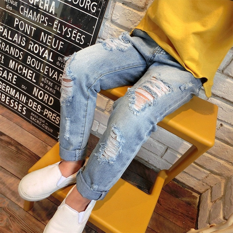 Children Ripped Jeans