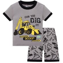 Load image into Gallery viewer, Superhero short sleeve pajamas