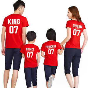 Family matching shirts (King Queen prince princess)